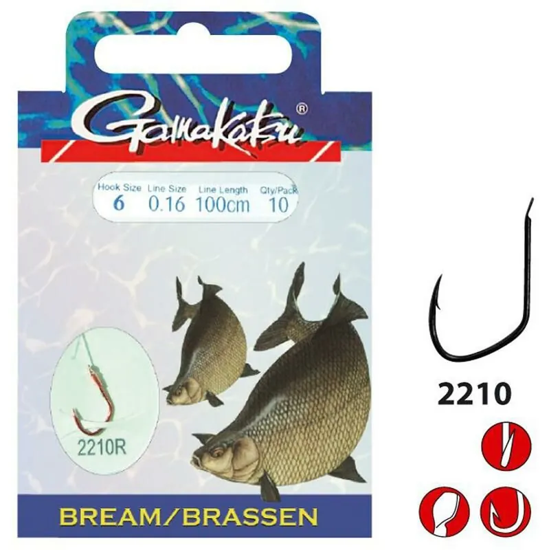 Gamakatsu BKD-2210R River Feeder 100cm Size 20 / 0.12mm Goedkoop