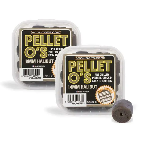 Gratis Retour Sonubaits Pellet O's Hallibut 8mm