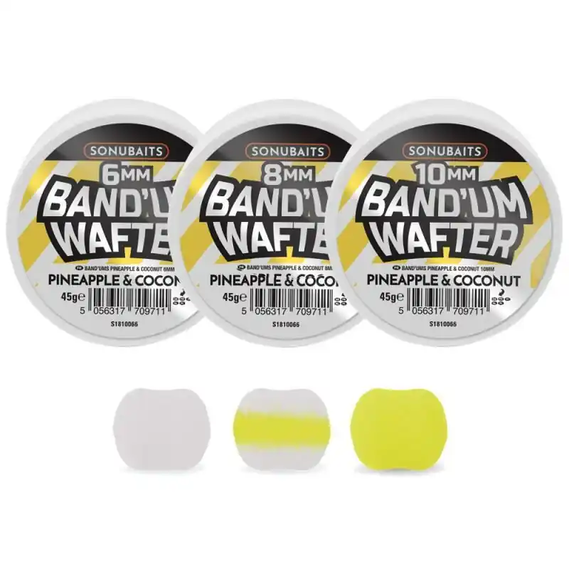 Koop Online Sonubaits Band'Um Wafter Pineapple & Coconut 10mm