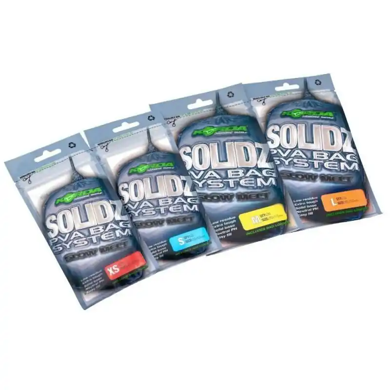 Korda Solidz Slow Melt PVA Bags Large Beperkt Aanbod