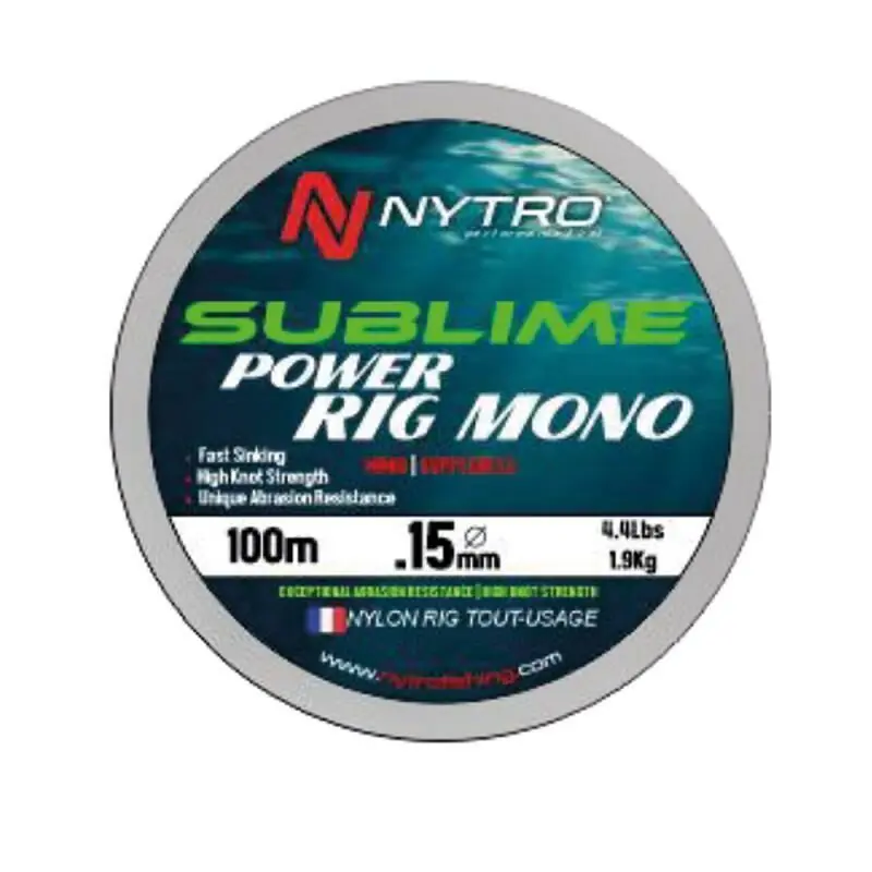 Nytro Sublime Power Rig Mono 100m 0.17mm Nu Kopen