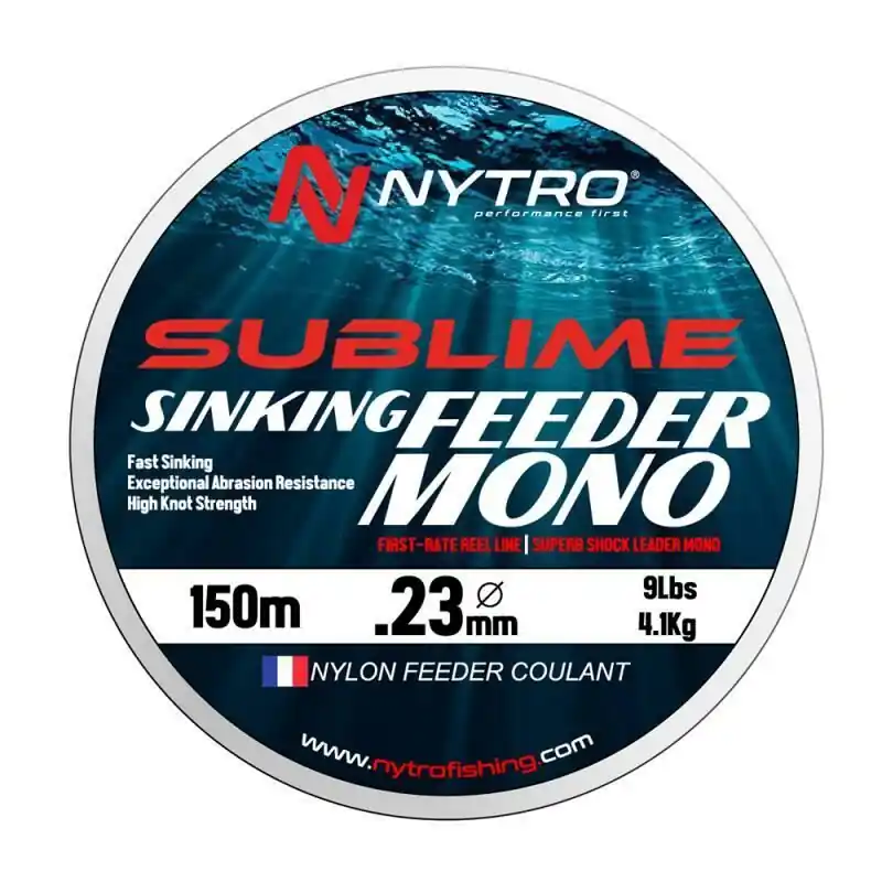 Speciale Aanbieding Nytro Sublime Sinking Feeder Mono 150m 0.20mm