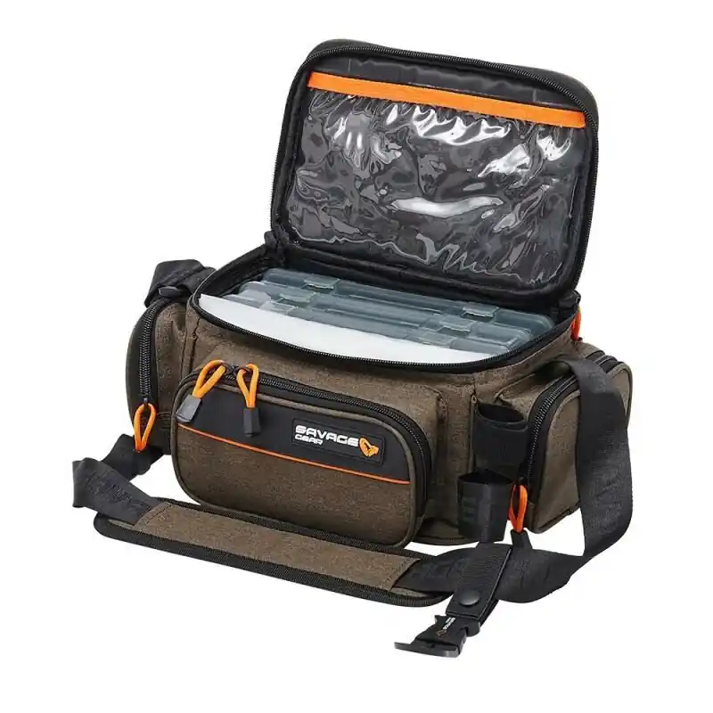Savage Gear System Box Bag S Incl. 3 Tackleboxen Seizoensaanbieding