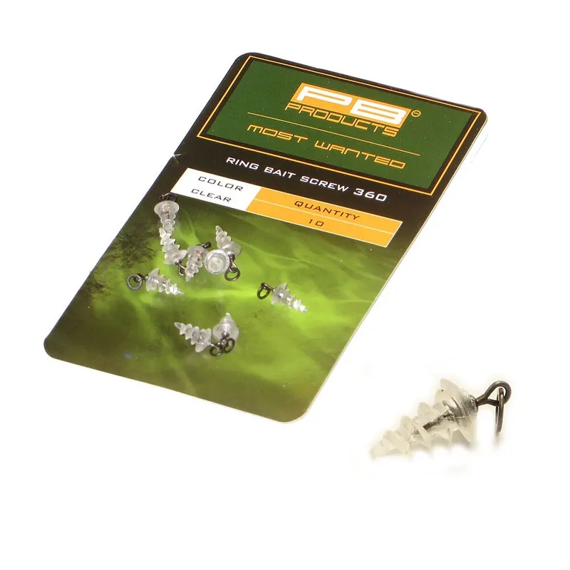 PB Products Ring Bait Screw 360 Clear Favoriet