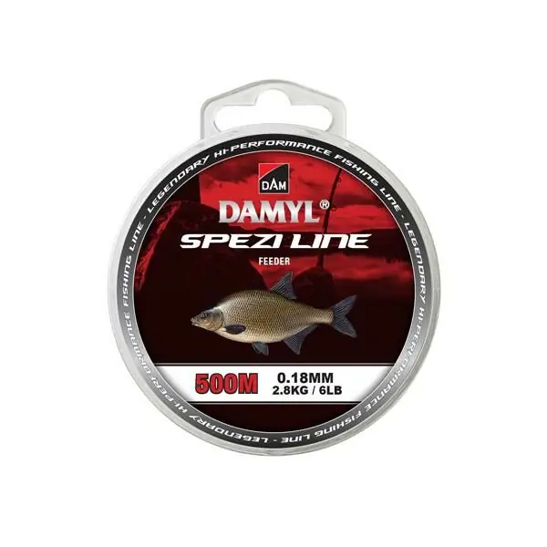Gecertificeerd Dam Spezi Line Feeder Dark Brown 500m 0.22mm 4.6kg