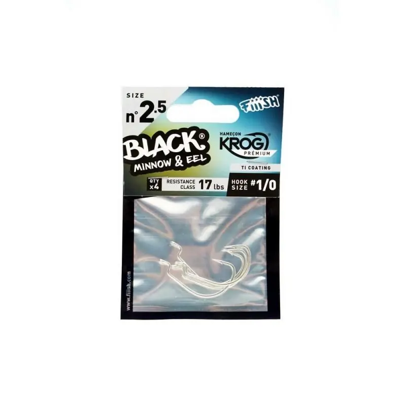 Voordeelprijs Fiiish Black Minnow 105 KROG Hooks