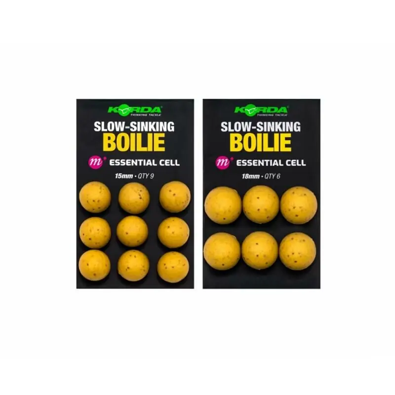 Koop Vandaag Korda Slow Sinking Boilie Essential Cell 18mm