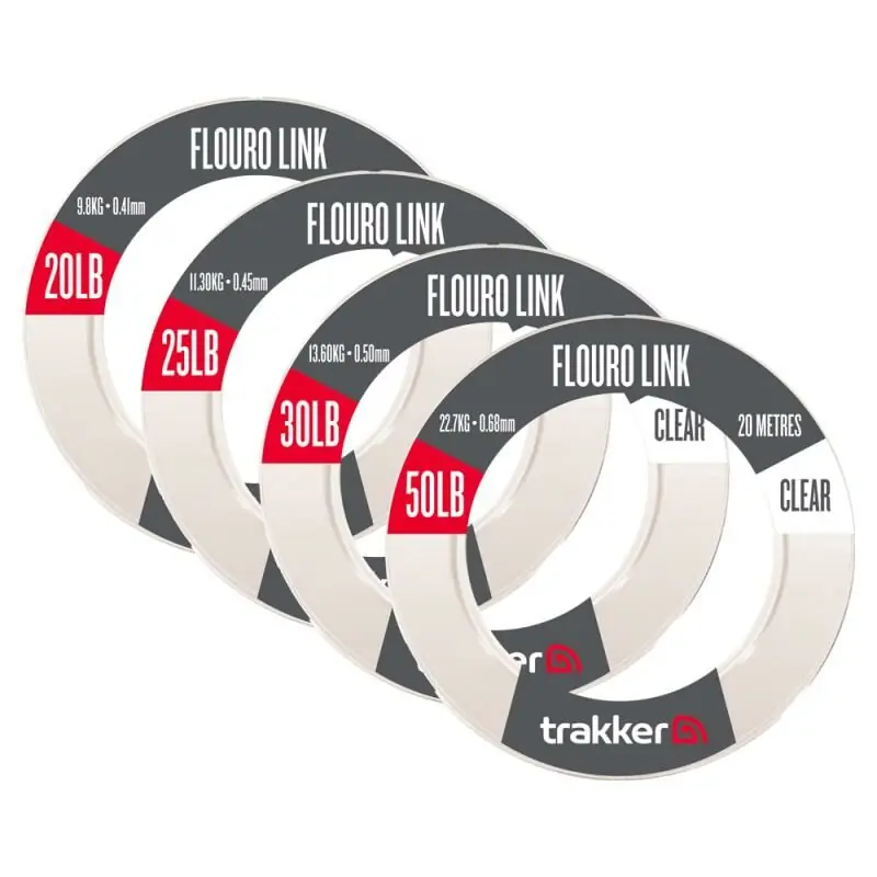 Trakker Fluoro Link 50lb - 22.7kg - 0.68mm Hete Deal