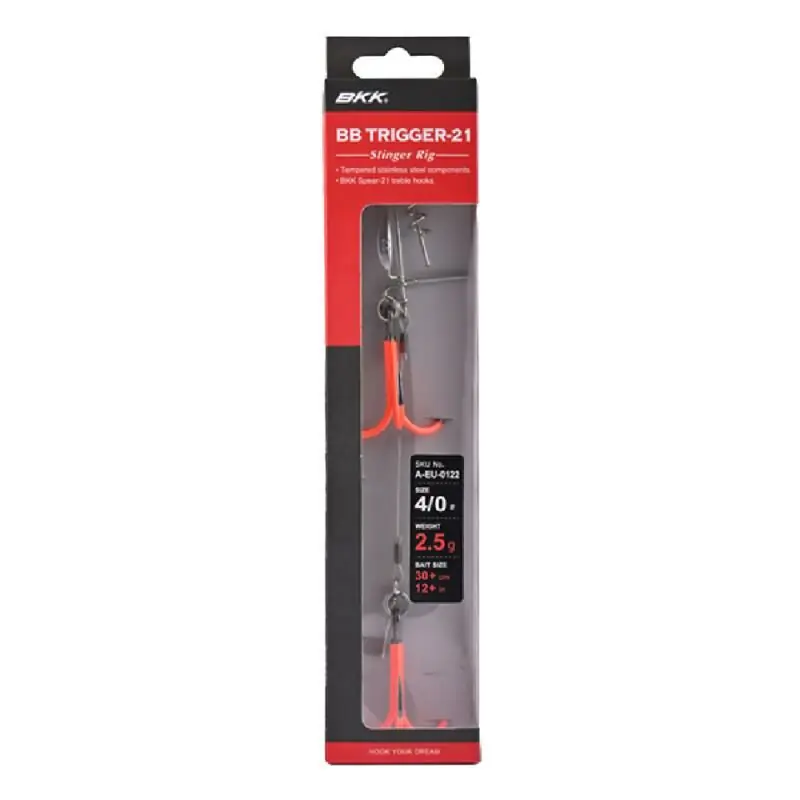 BKK BB Trigger-21 UVO (Stinger Rig) Size 4/0 Veilige Betaling