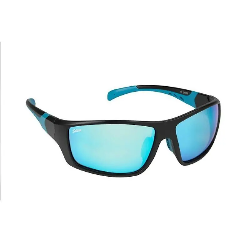 Salmo Black Sunglasses Grey Ice Blue Lens Beperkte Voorraad