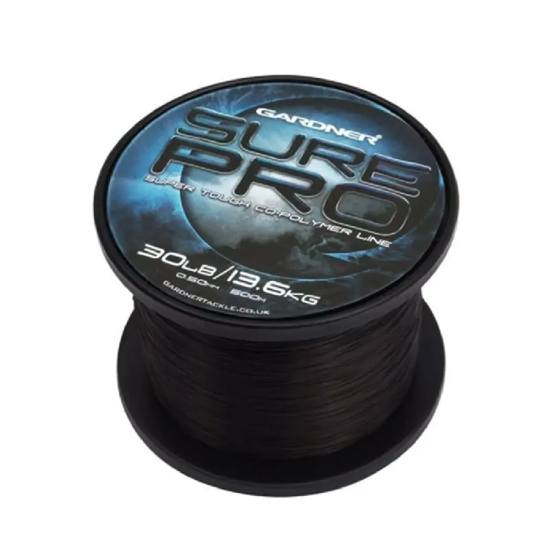 Gardner Sure Pro Black 0.50mm - 30lb - 500m Actieprijs