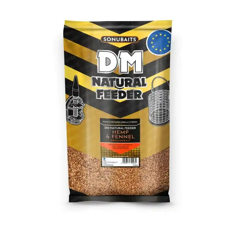 Seizoensaanbieding Sonubaits DM Natural Feeder Hemp & Fennel 1kg