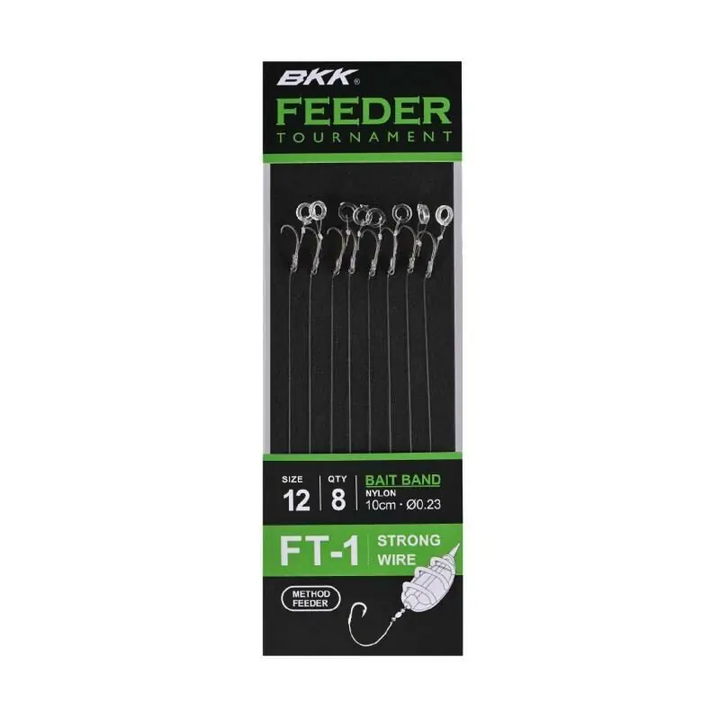 BKK Feeder Tournament FT-1 Bait Band Rigs Size 8 Fabrieksprijs