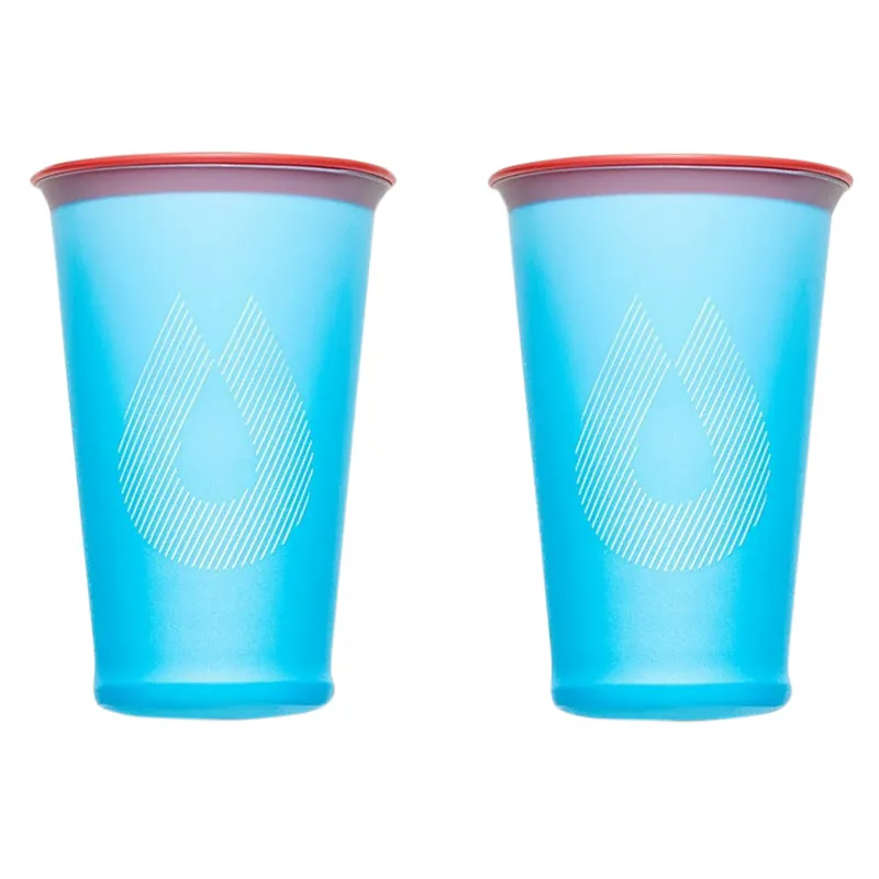 HydraPak Speed Cup 2-pack Malibu blue, inklapbare outdoor bekers Gereduceerde Prijs