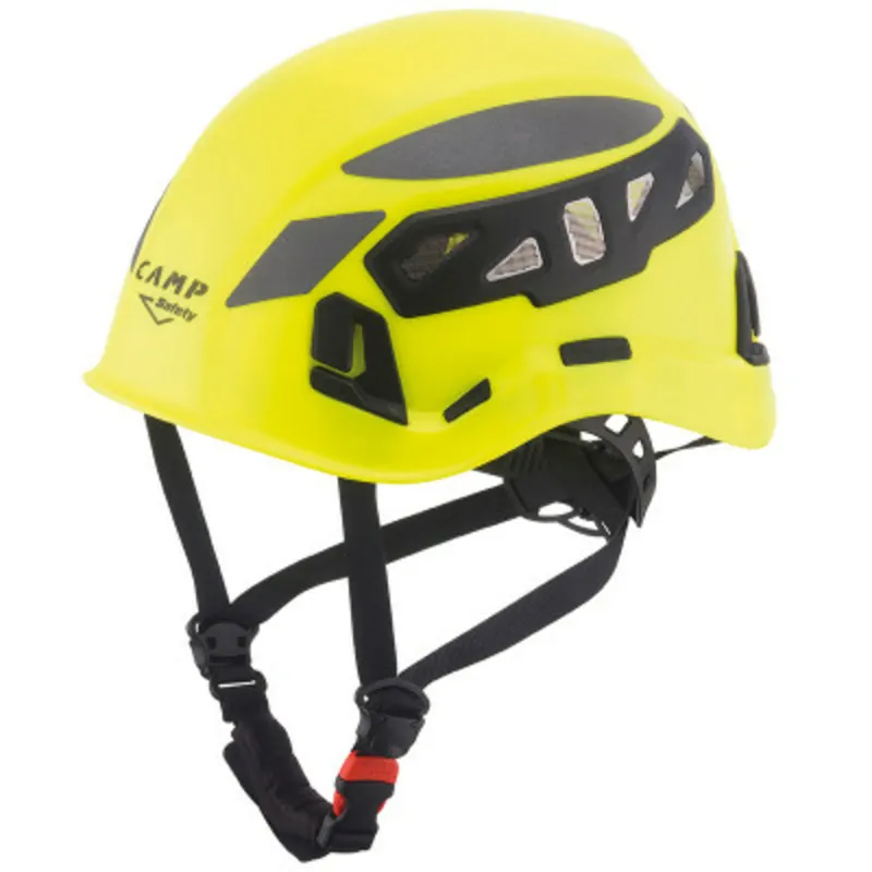 (Sold out) Camp Ares Air Pro Helm Fluoyellow/Reflectivegrey 54-62 Laatste Kans