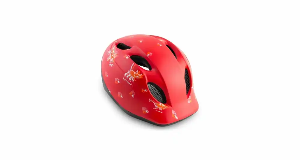 Rechtstreeks Van De Fabrikant Kinderkleding helm MET Buddy kinderkleding dieren / rood mat S/M(46-53)