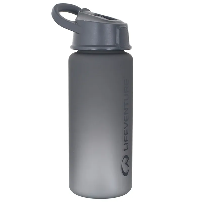 Lifeventure Klapdeksel Waterfles 750 ml grijs Direct Verzonden