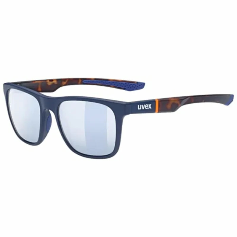 Uvex LGL 42 bril, Blue Mat Havana / LiteMirror Silver Betaalbaar