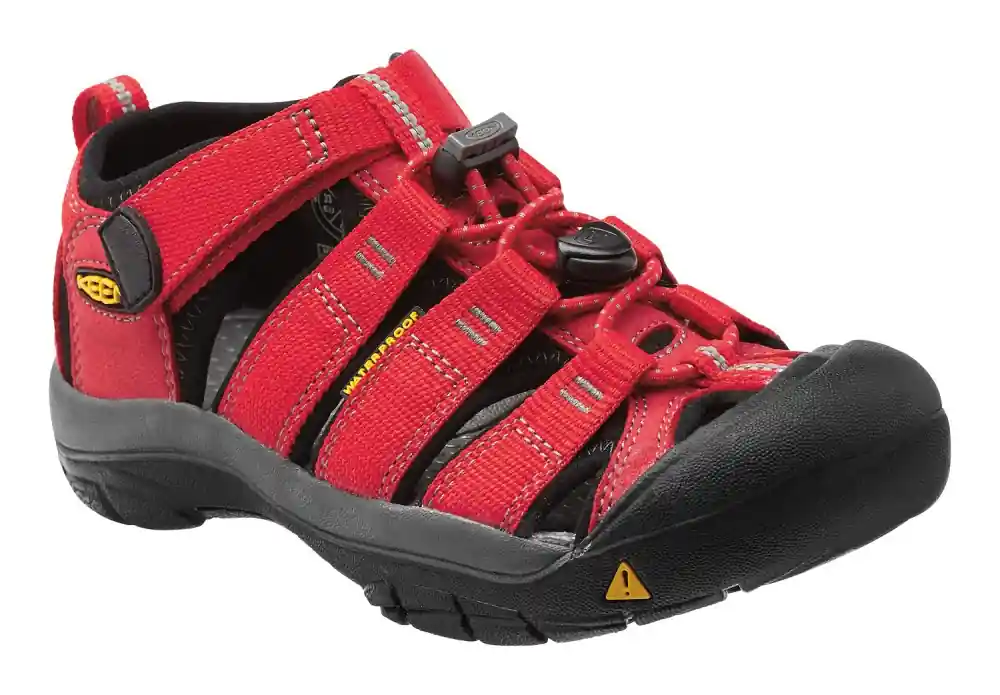 Lage Prijs Sandalen KEEN Nieuwpoort H2 Jeugd lintje rood / waterspuwer 2 VS