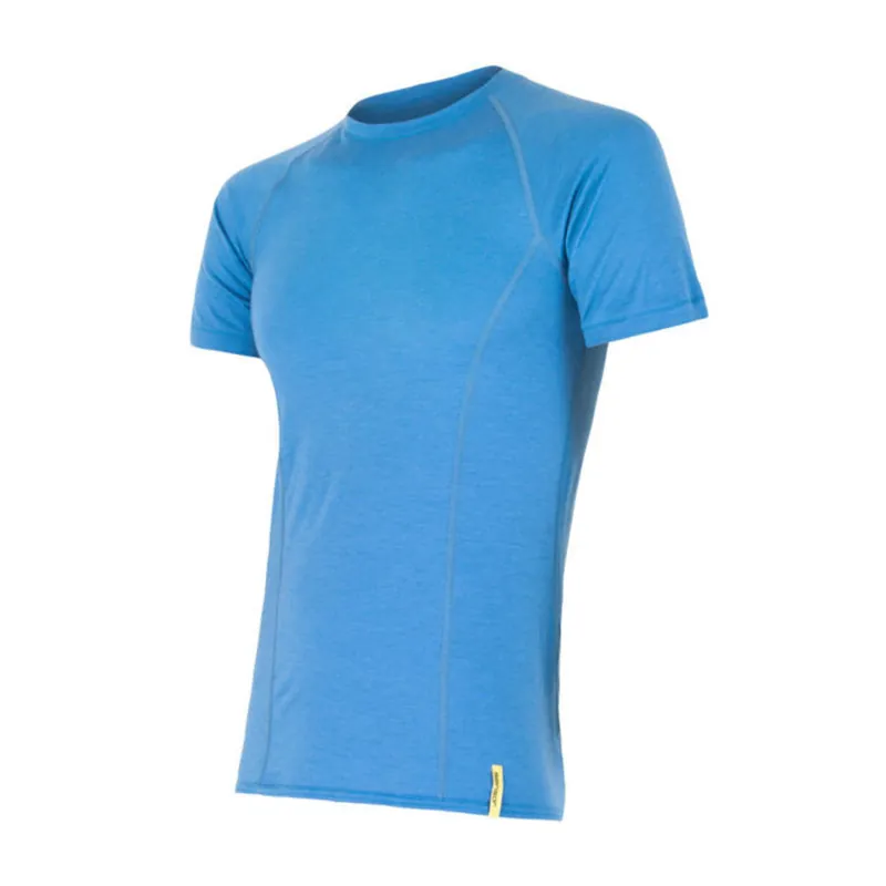 Mannen t-shirt SENSOR Merino Actief blauw S Alleen Vandaag