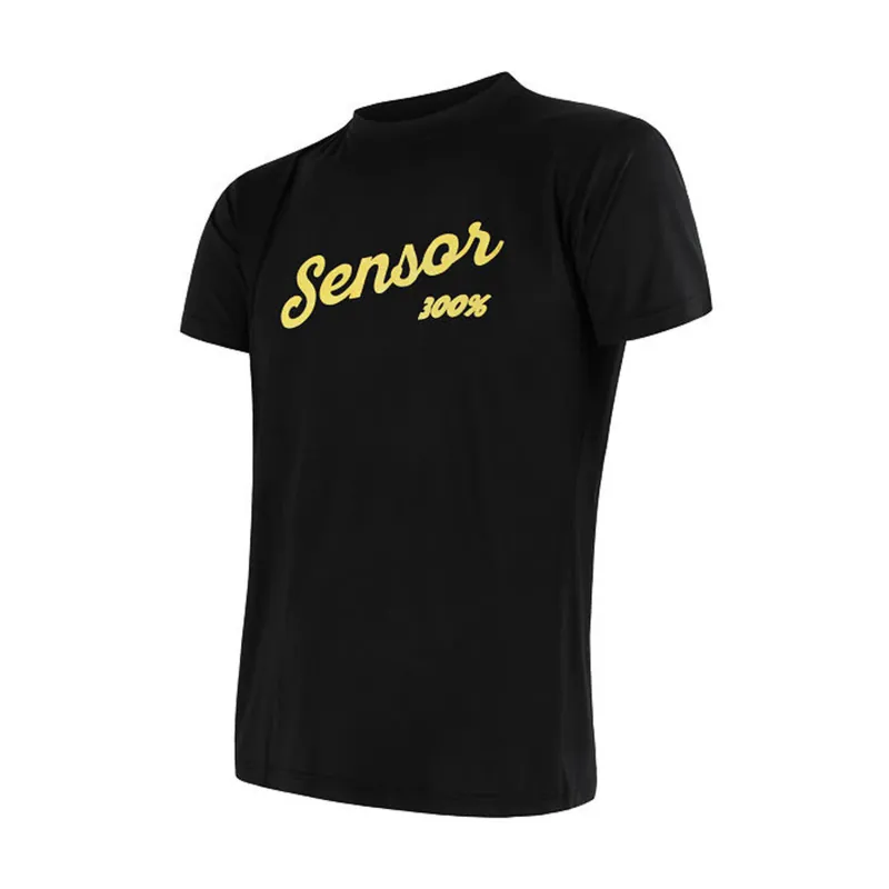Bestseller Mannen t-shirt SENSOR Coolmax Vers PT Logo zwart S