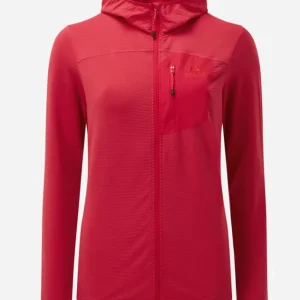 Hete Deal Dames mikina Mountain Equipment Lumiko Hoded Dames Jasje paprika rood XS