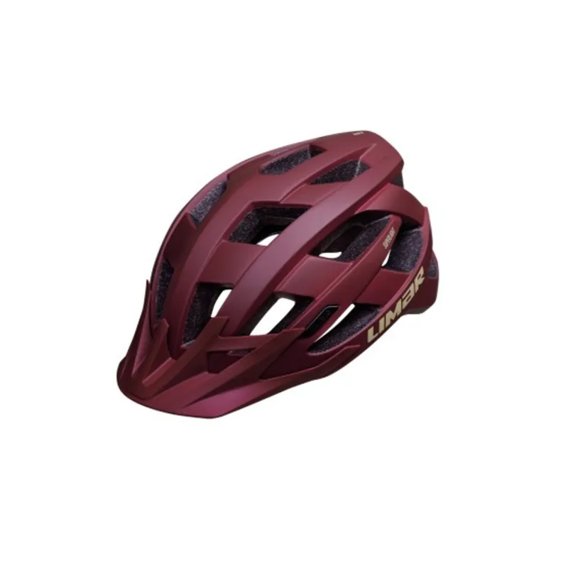 Wielersport helm LIMAR Alben mat donker rood M 53-57 Beste Prijs
