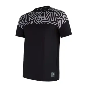 Mannen functioneel t-shirt SENSOR Coolmax Indruk maken zwarte sterren S Beperkte Voorraad
