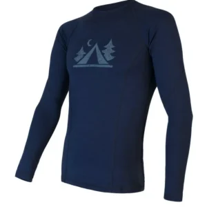 Mannen t-shirt Merino DF Kamp diep blauw S Nu Kopen