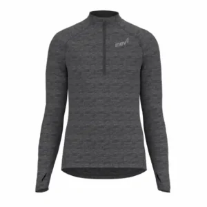 Uitverkoop Mannen mikina INOV-8 Trein Elite midden LSZ M Donker grijs S