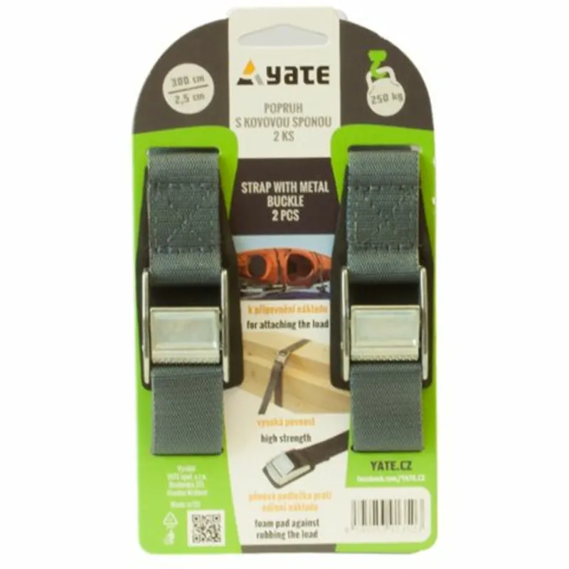 Express Levering Band Yate met metaal gesp 2,5x300cm -2ks