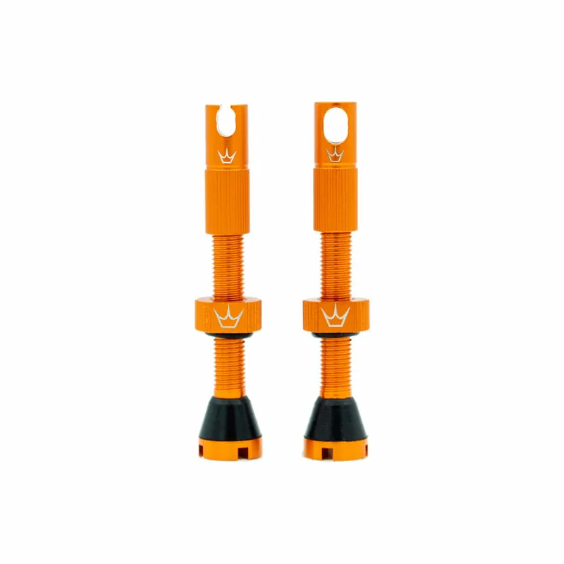 Koop Online Peaty‘s X Chris King MK2 Tubeless Ventielen 42mm mango