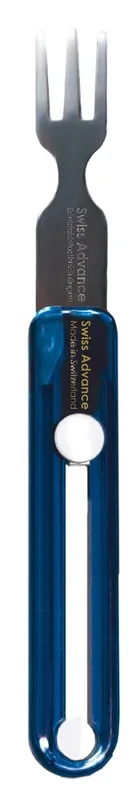 Lage Prijs Reizen glijdend vork Swiss Advance 12g blauw