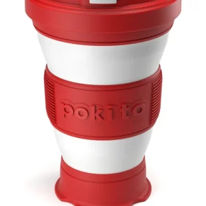 Vouwen beker Pokito 3v1 475ml kers- Flitsaanbieding