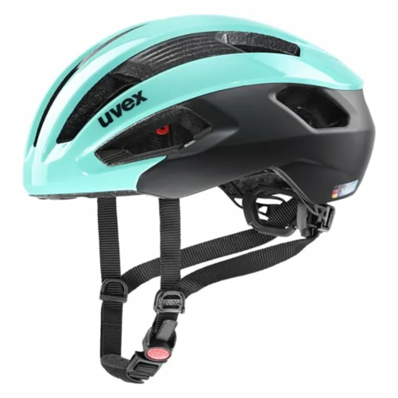 Uvex RISE CC fietshelm, AQUA - BLACK MAT 52-56cm Weekendaanbieding