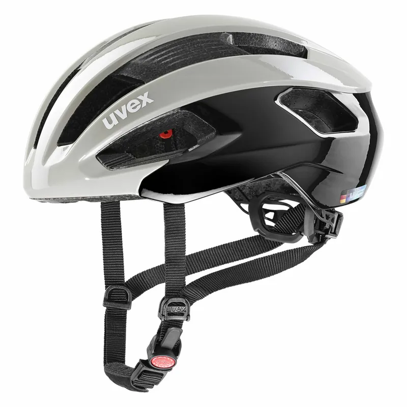 Aanbieding Uvex RISE fietshelm, SAND - BLACK 52-56cm