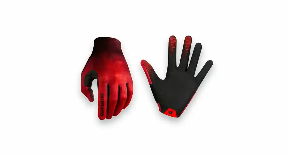 Wielersport handschoen Bluegrass Damp Woest rood S Koopje