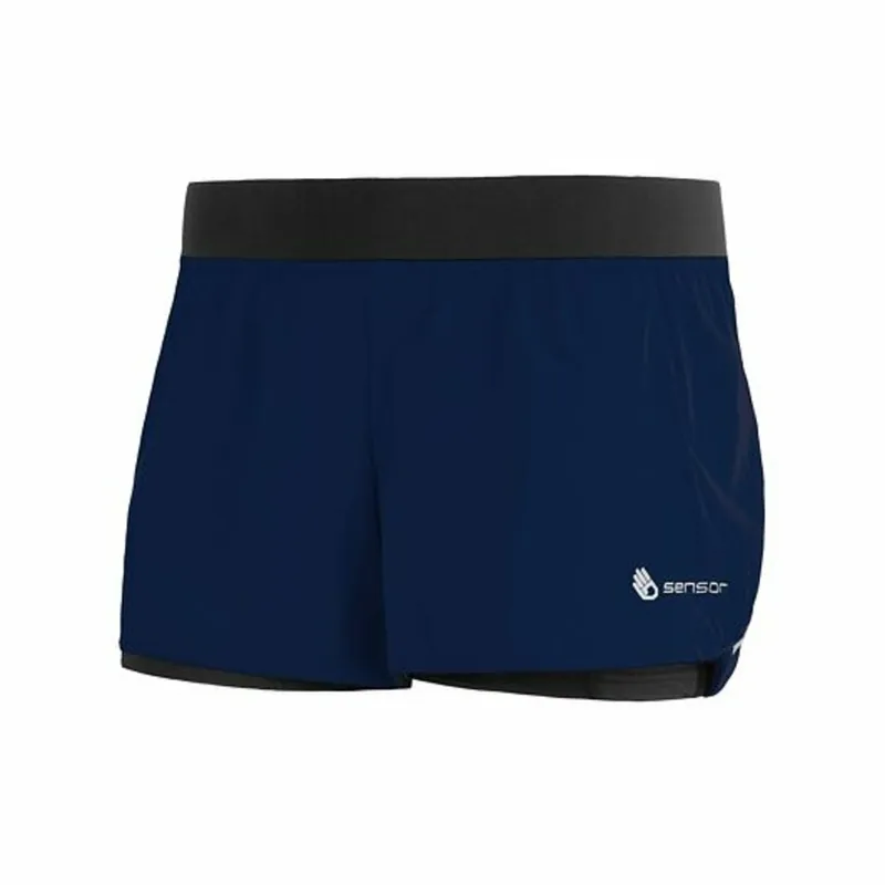 Dames korte broek Sensor Pad diep blauw S Aanbieding