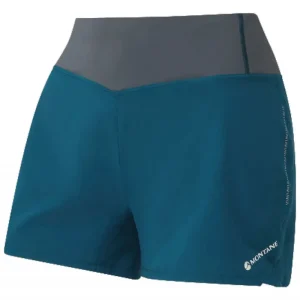 Koop Online Dames rennen korte broek Montane Dames Katla 4" Korte broek Narwal blauw XS