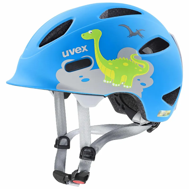 Betrouwbaar Uvex OYO STYLE fietshelm voor kinderen, DINO BLUE MAT 46-50cm