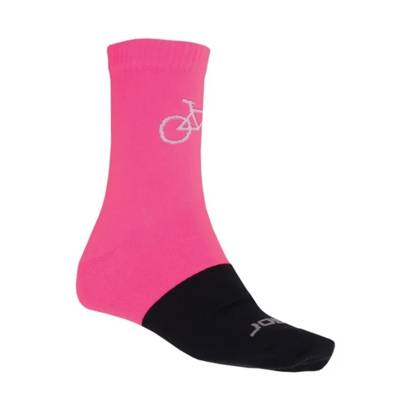 Sokken SENSOR Tour Merino Wol roze / zwart S (3-5 UK) Betrouwbaar