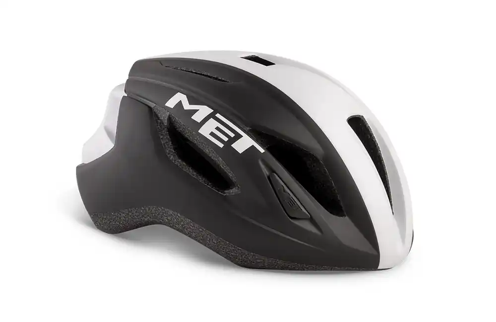 Bestseller Wielersport helm MET Strale zwart wit mat M (56-58 cm)