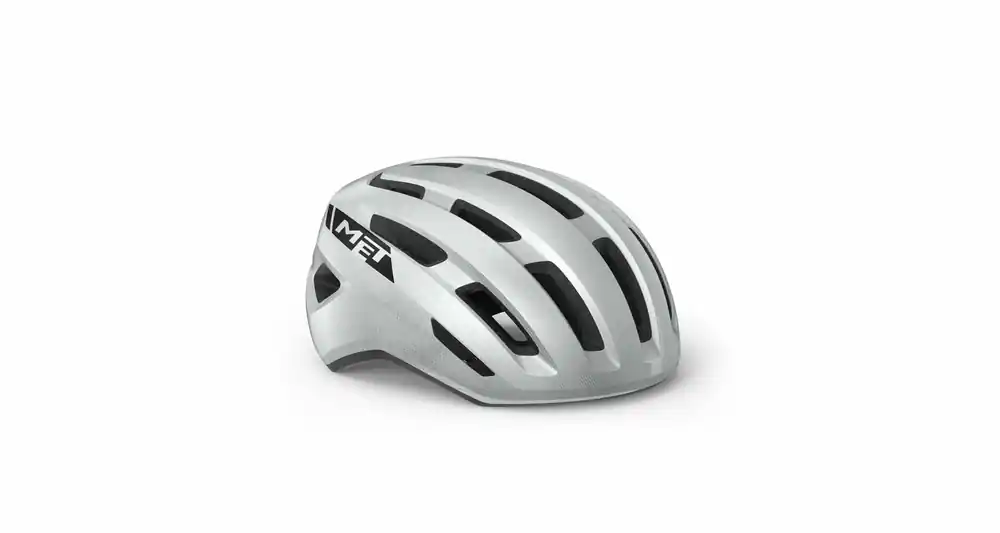 Uitverkoop Road helm MET Mijlen MIPS wit glanzend S-M (52-58)