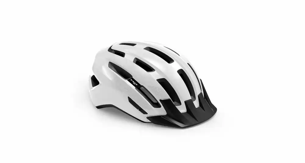 Direct Verzonden Fietshelm MET Centrum MIPS wit glanzend S-M (52-58)