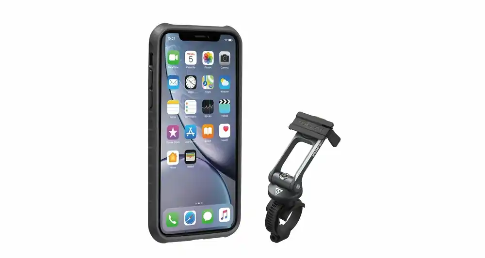 Beperkte Voorraad telefoon geval TOPEAK RideCase voor iPhone XR zwart grijs