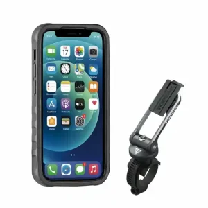 Nu Kopen telefoon geval TOPEAK RideCase voor iPhone 12 Mini zwart grijs