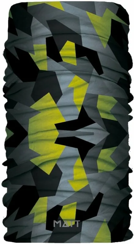 Unisex sjaal MATT 5820 Sjaal Coolmax Eco geom.camo green-863 Must-Have