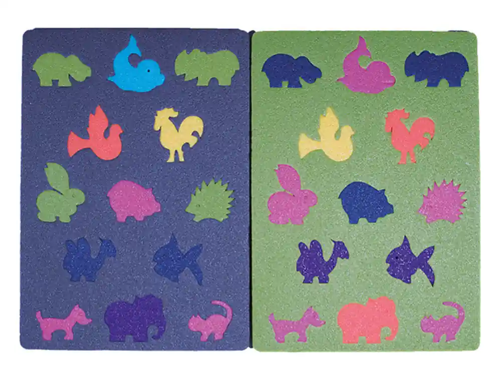 De stoel Yate met dieren 300x210mm meer kleur Direct Beschikbaar