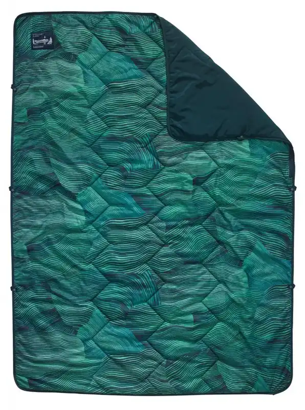 Deken Therm-a-rest Stellar Blanket GreenWave Print Gereduceerde Prijs