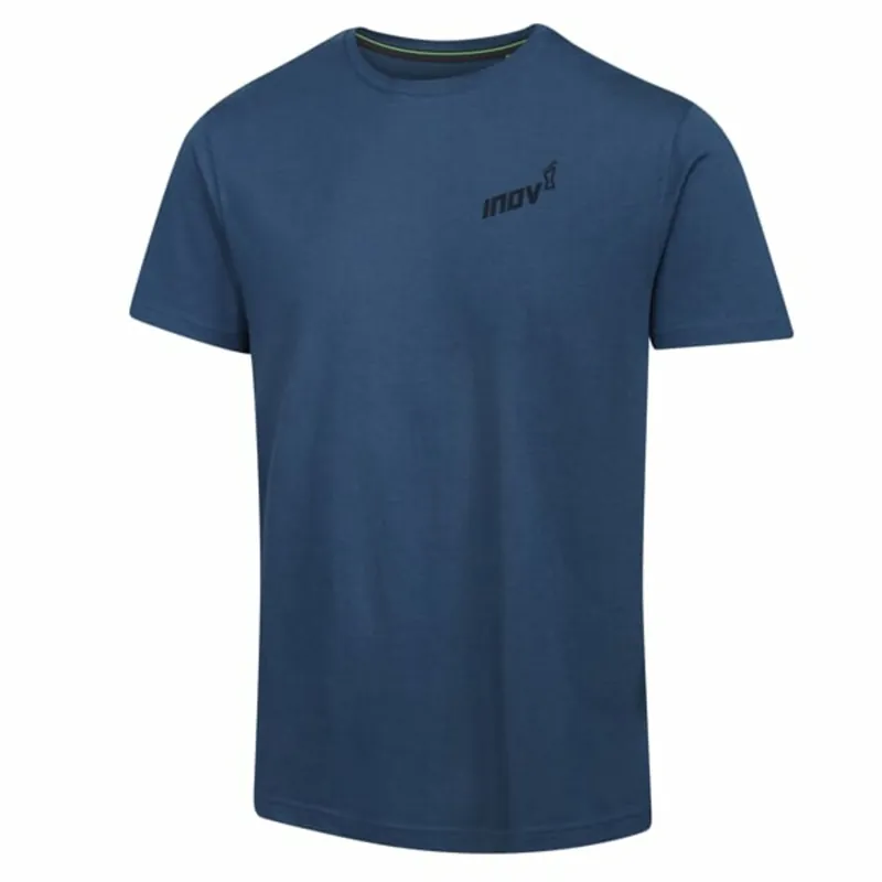Express Levering Heren T-shirt Inov-8 Grafisch T-stuk "Nagemaakt "M marine S